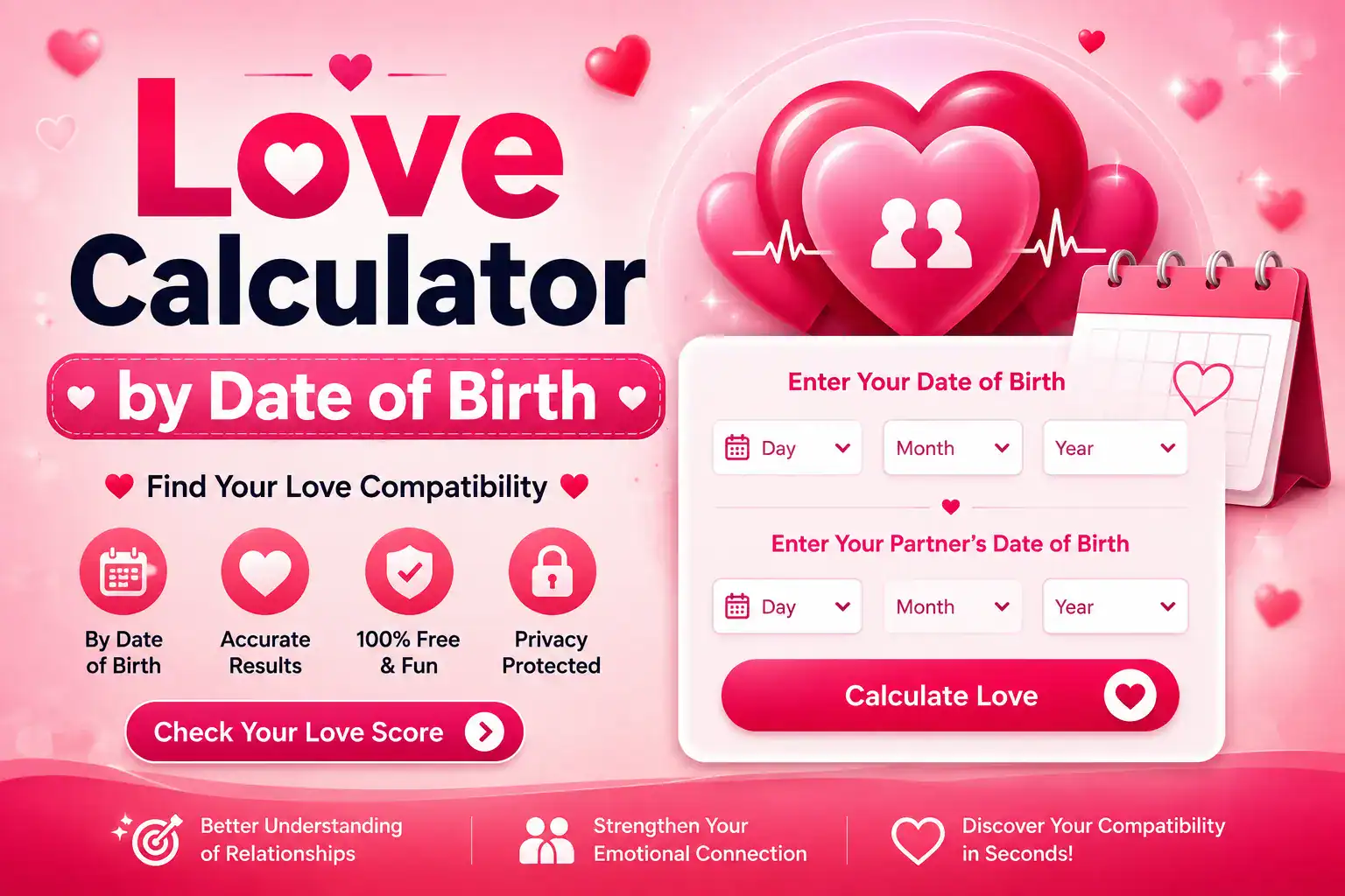 Love Calculator by Date of Birth