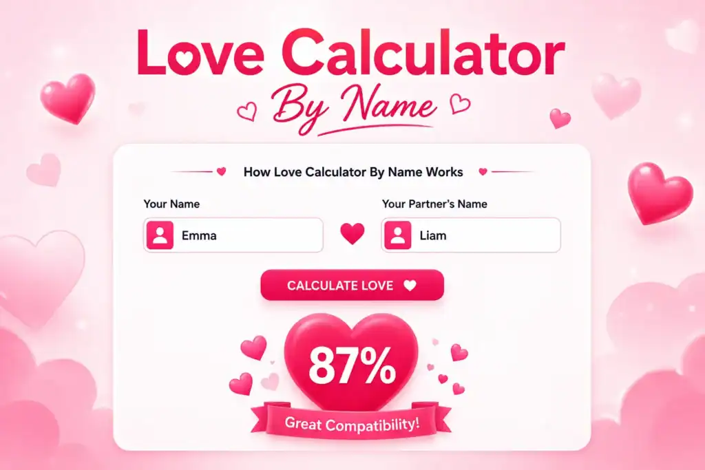 How Love Calculator By Name Works