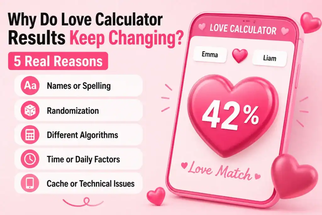  Love Calculator Results Change